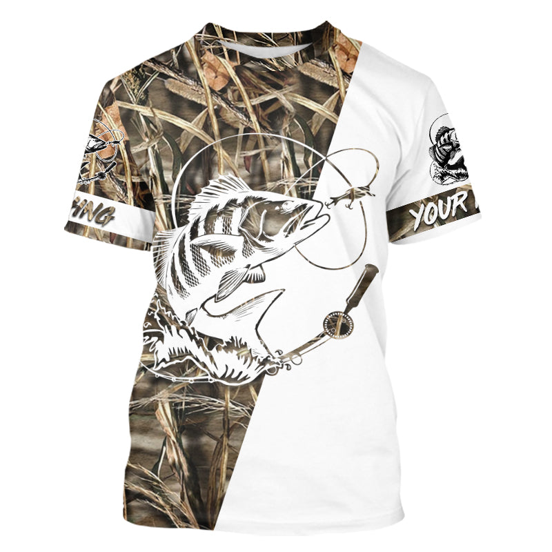 Beautiful Black Drum fishing tournament UV protection T- shirt customize name fishing personalized gift A73