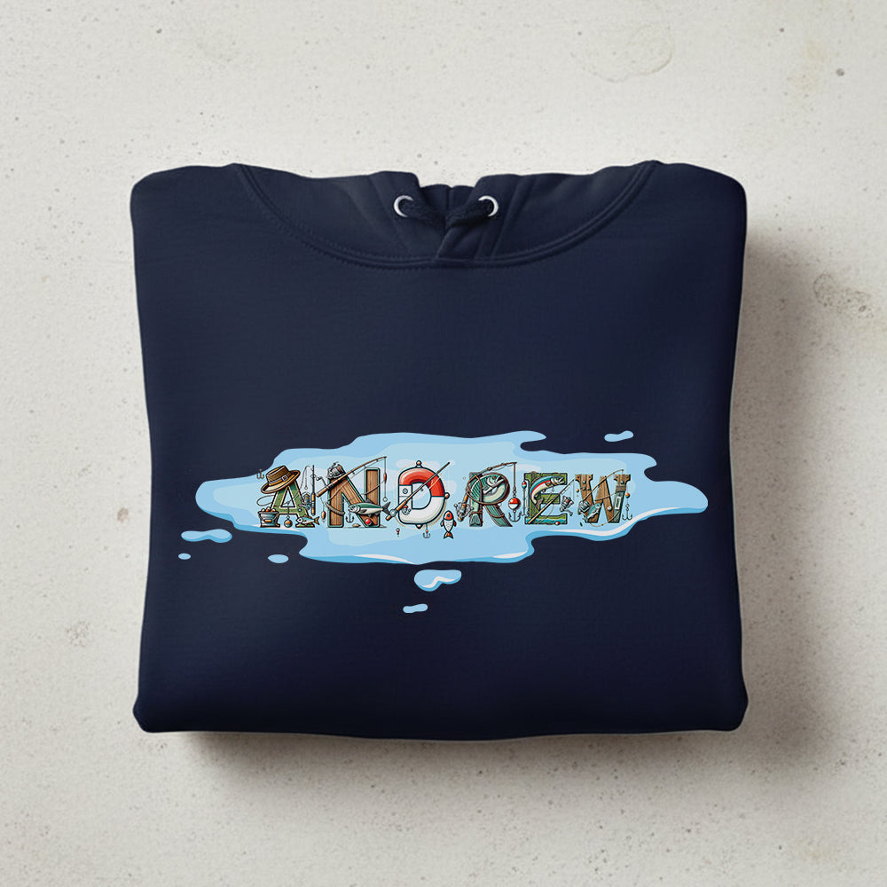 Personalized fishing shirts custom name fishing Hoodie