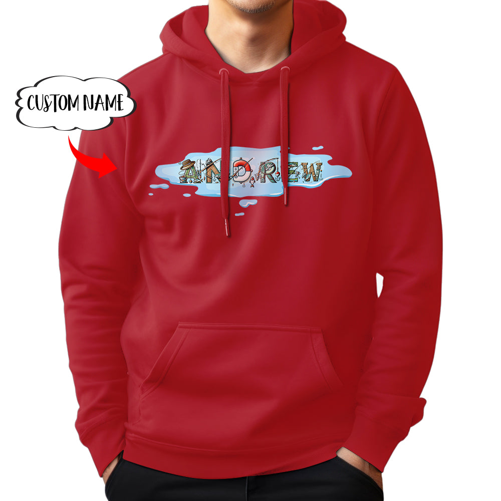 Personalized fishing shirts custom name fishing Hoodie