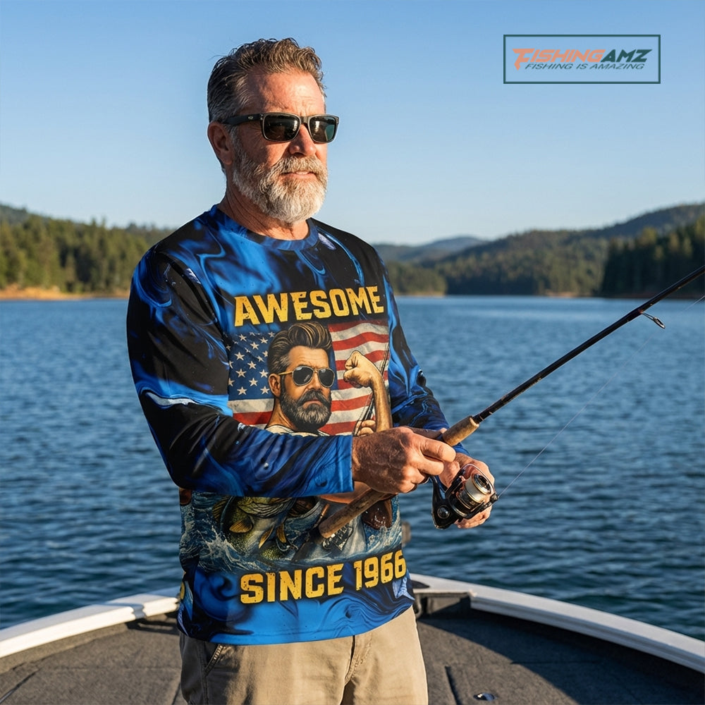Awesome Personalized Custom Name and Year Fishing Shirt