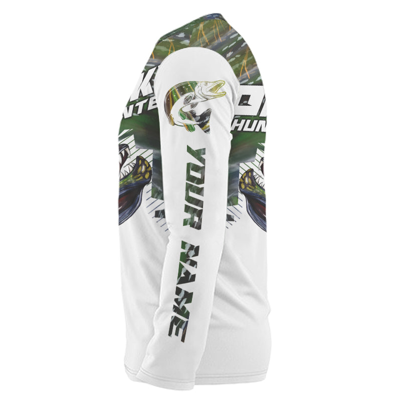 Pike Hunter Angry Pike Custom Nothern Pike Fishing Jerseys, Pike Fishing Scales Fishing Shirts | IPHW3836