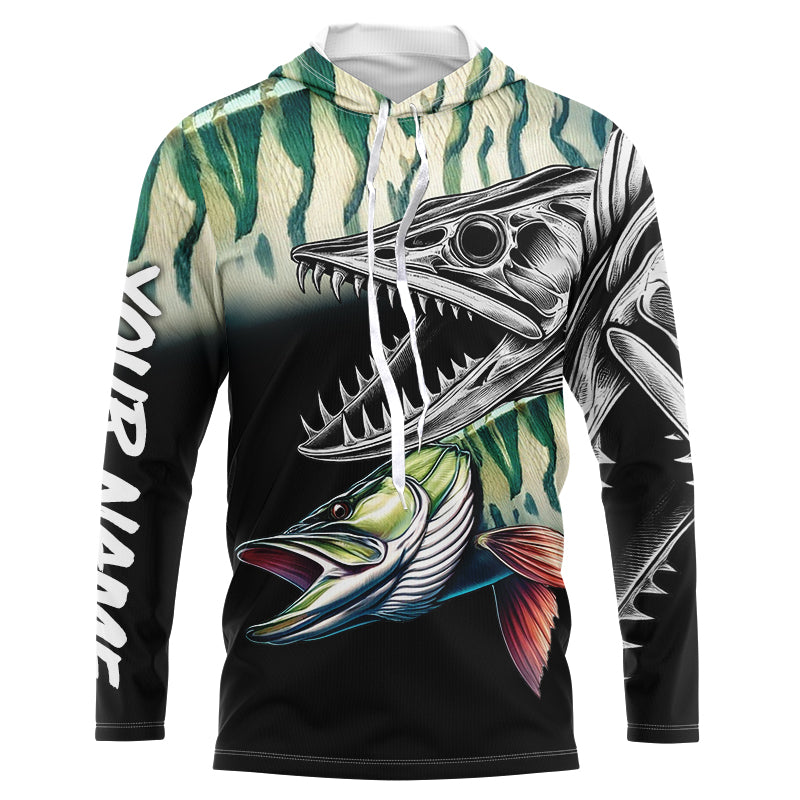 Musky Reaper Customize Name 3D All Over Printed Shirts Personalized Fishing Gift For Men NQS371