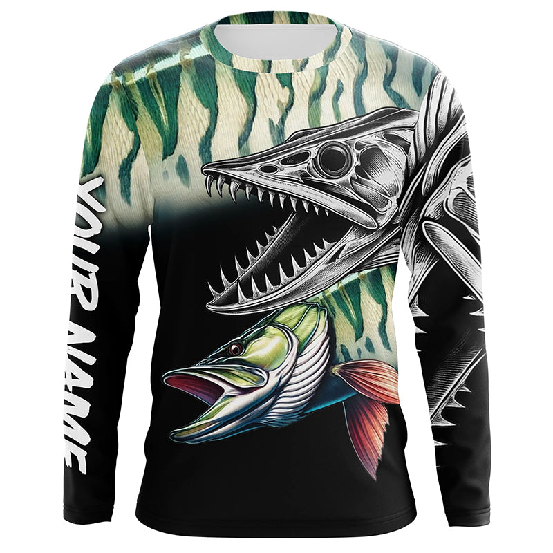Musky Reaper Customize Name 3D All Over Printed Shirts Personalized Fishing Gift For Men NQS371
