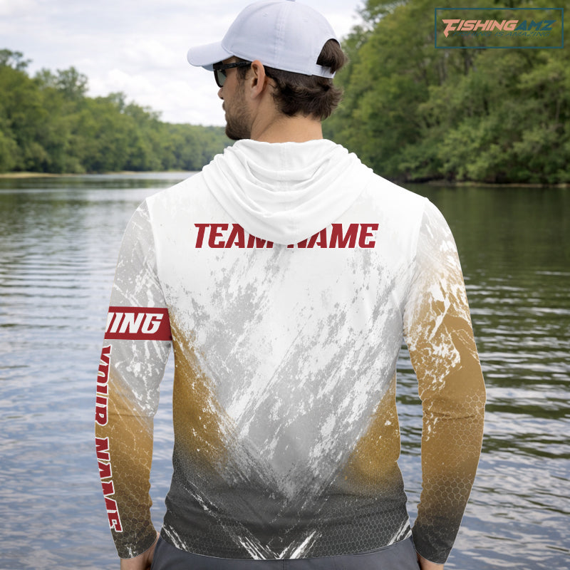 Florida Flag Hooded Fishing Jersey Inshore Grand Slam Snook Redfish Trout Tarpon Gift