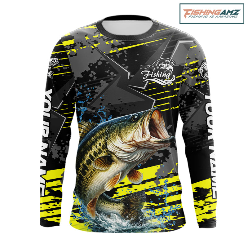 Personalized Largemouth Bass Fishing Jerseys For Fishing Team, Fishing Gift For Men