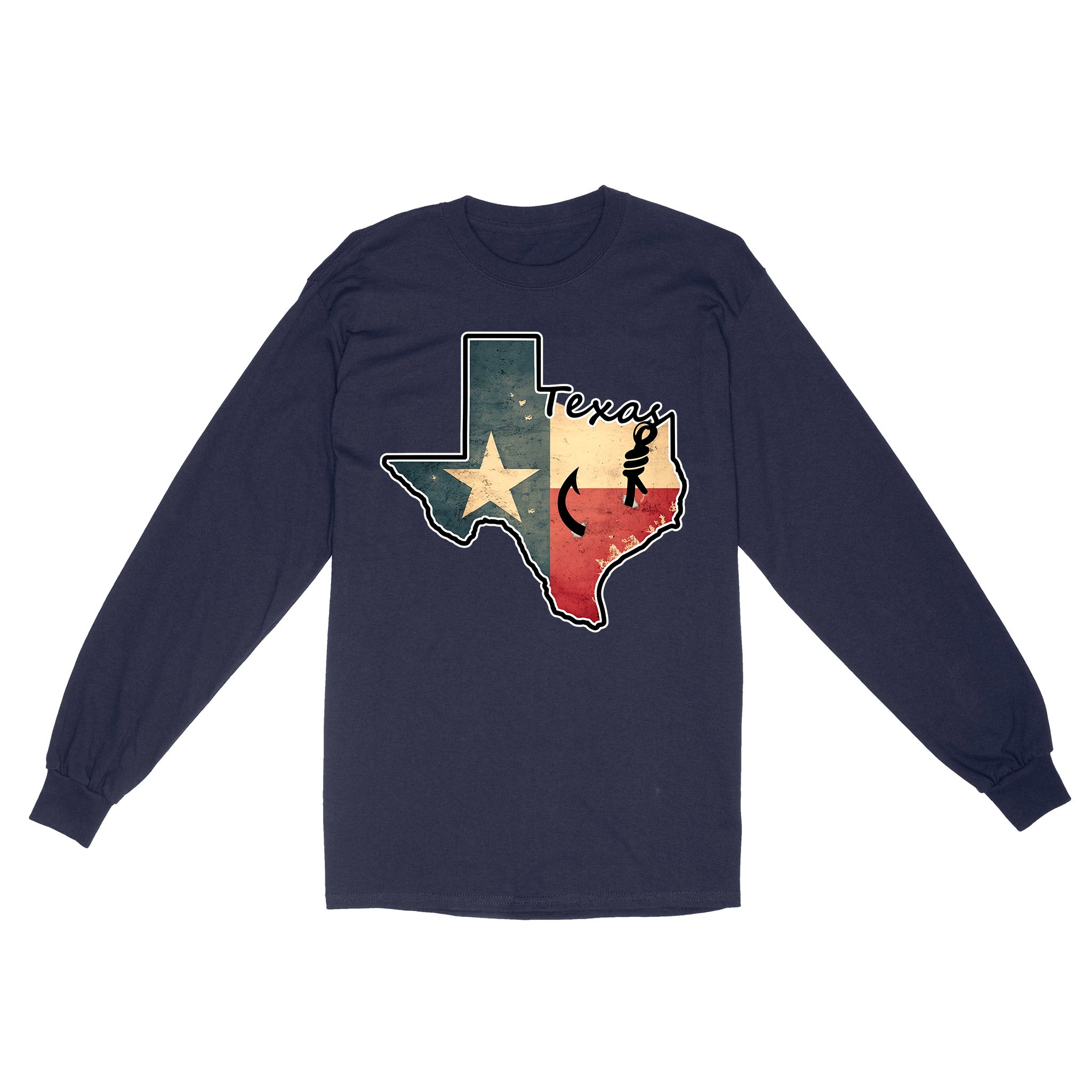Texas fishing shirt with Texas flag for fisherman Texas fishing forum A234