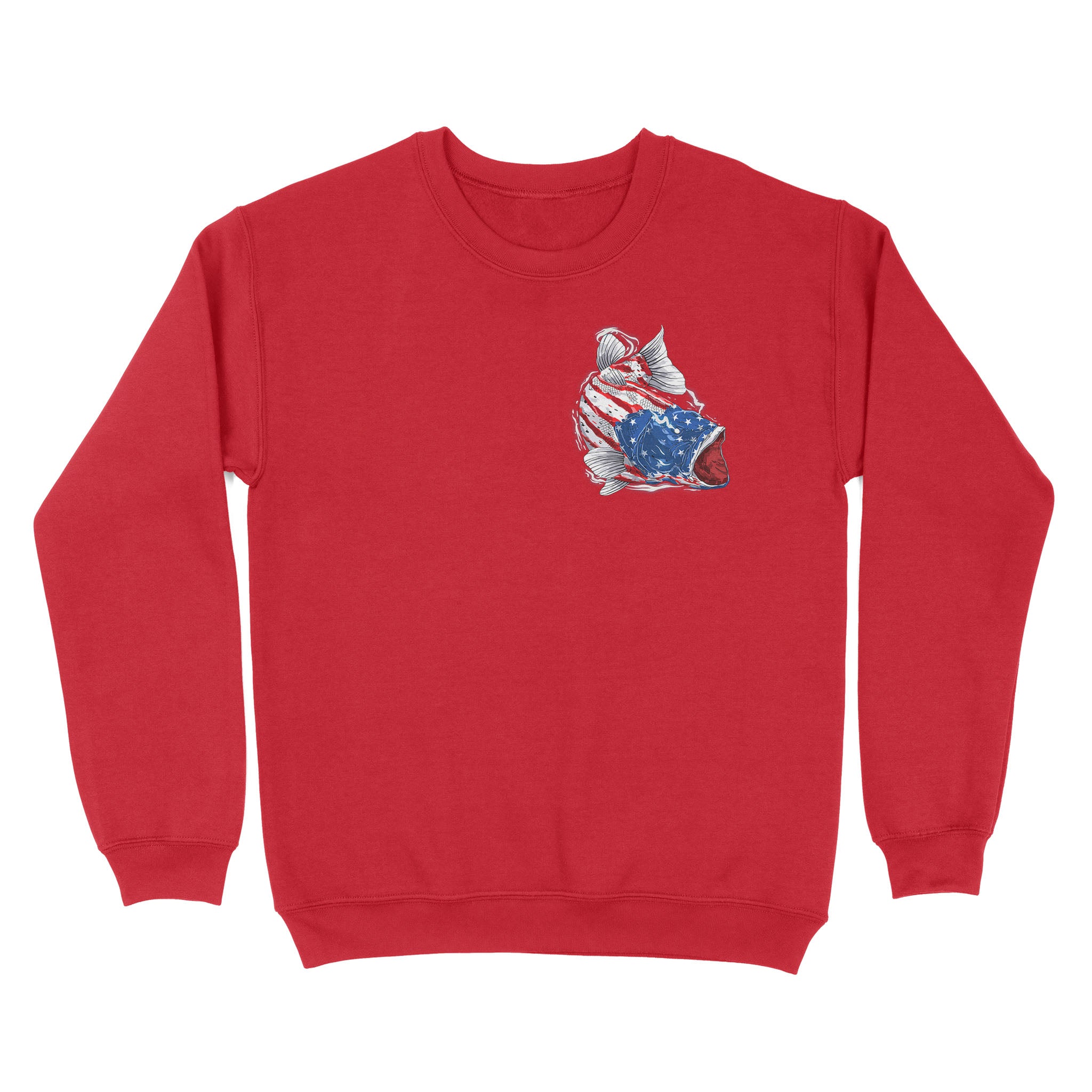 American flag angry bass fishing shirts gift for fisherman