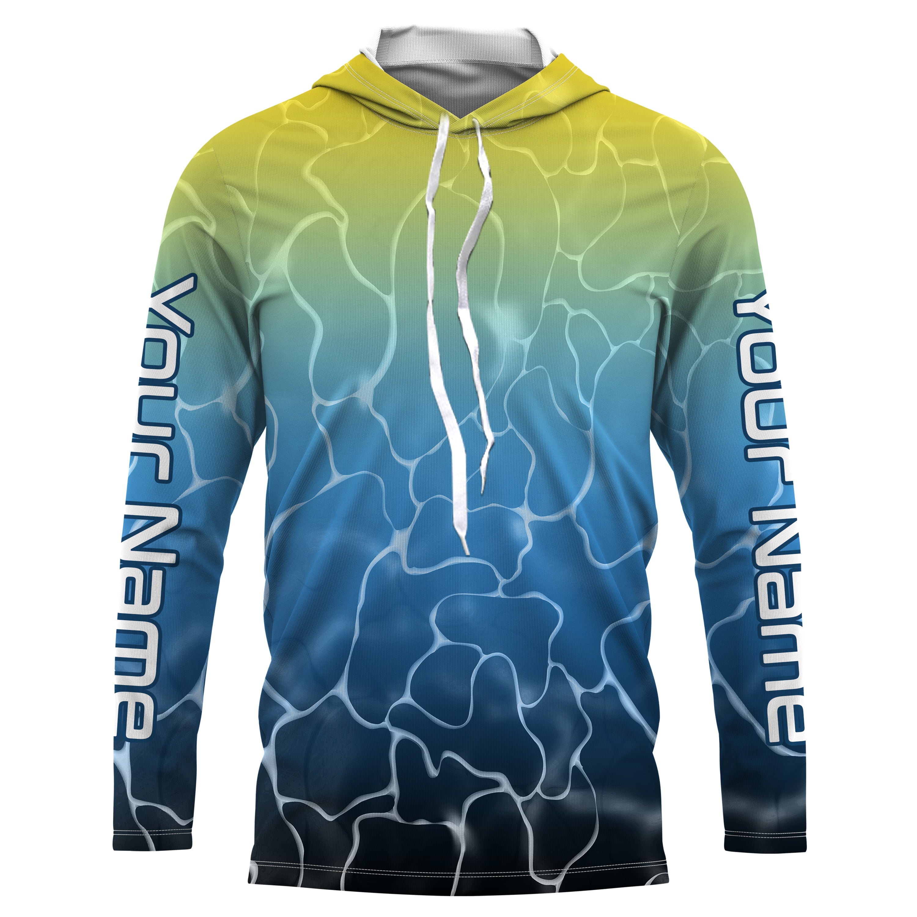 Yellowfin Tuna Fish skin Custom Long sleeve performance Fishing shirts, Tuna Fishing jerseys IPHW3036