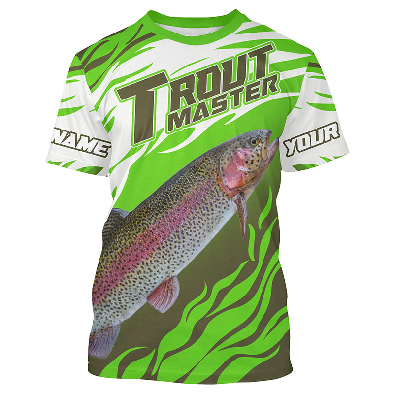 Trout Master Rainbow Trout Custom Short Sleeve Performance Fishing Shirts For Men And Women IPHW3928