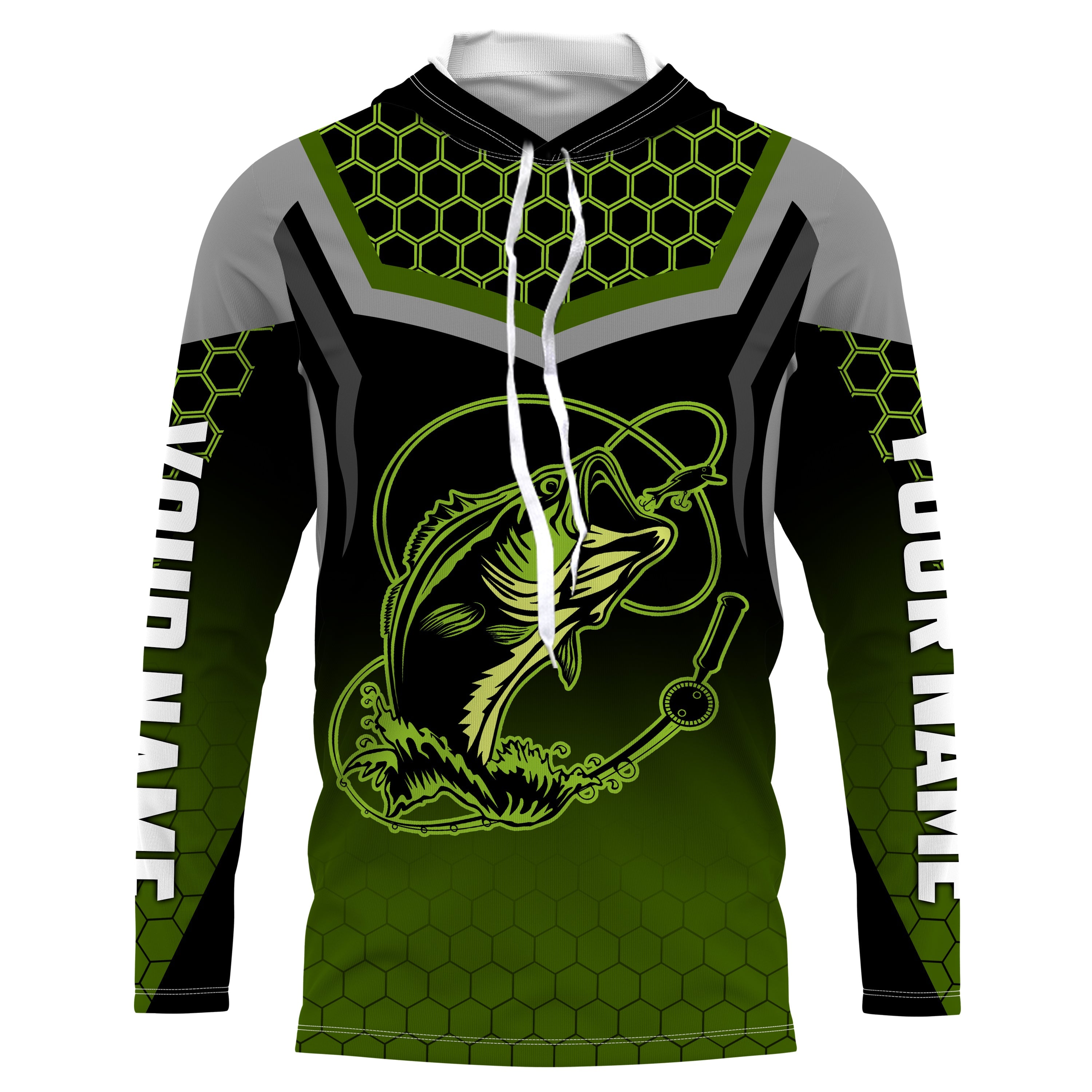 Bass Fish Custom Long Sleeve Fishing Shirts, Personalized Bass Fishing jerseys Fishing gifts IPHW1957