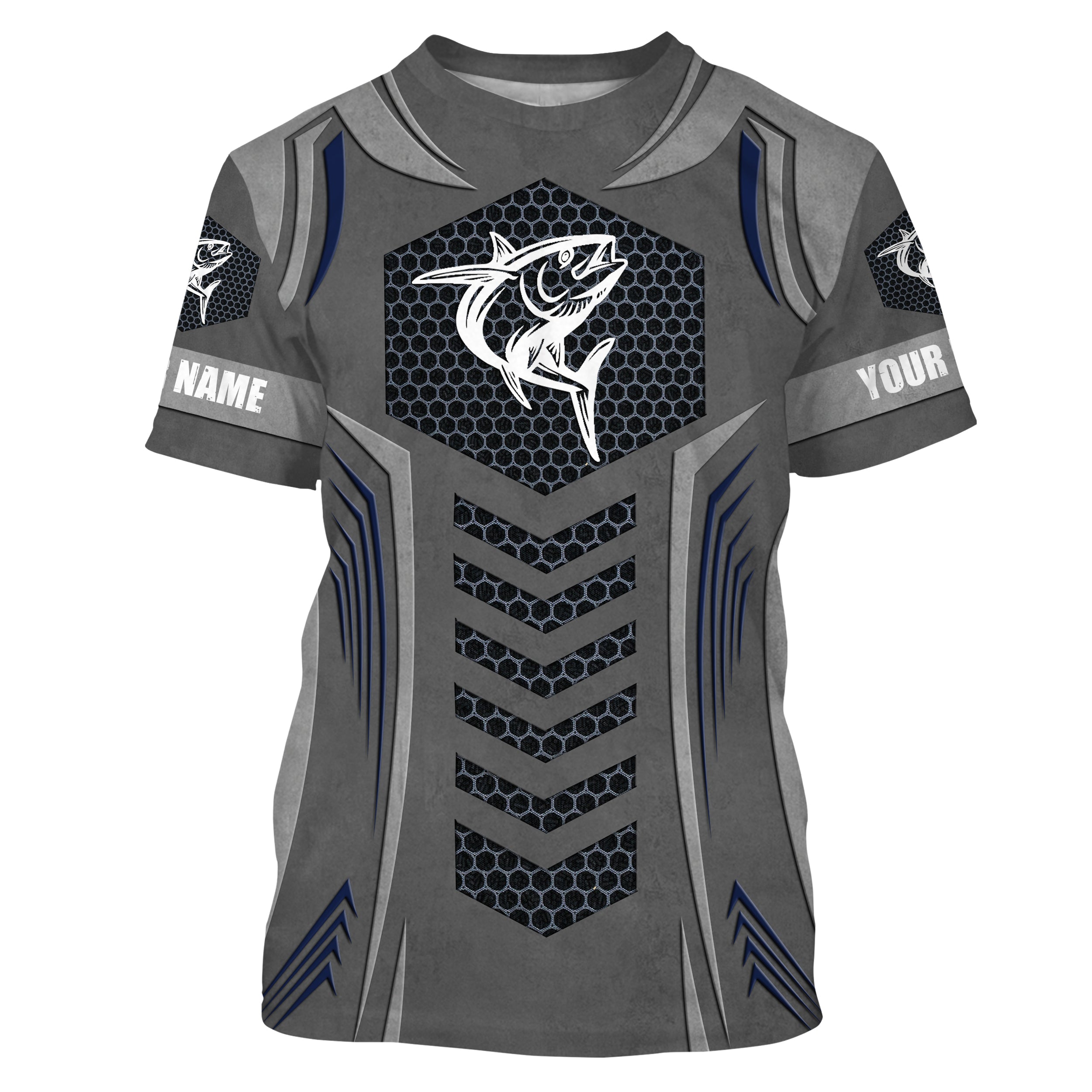 Tuna fishing offshore fishing deep sea Customize Name fishing T-shirt NPQ524