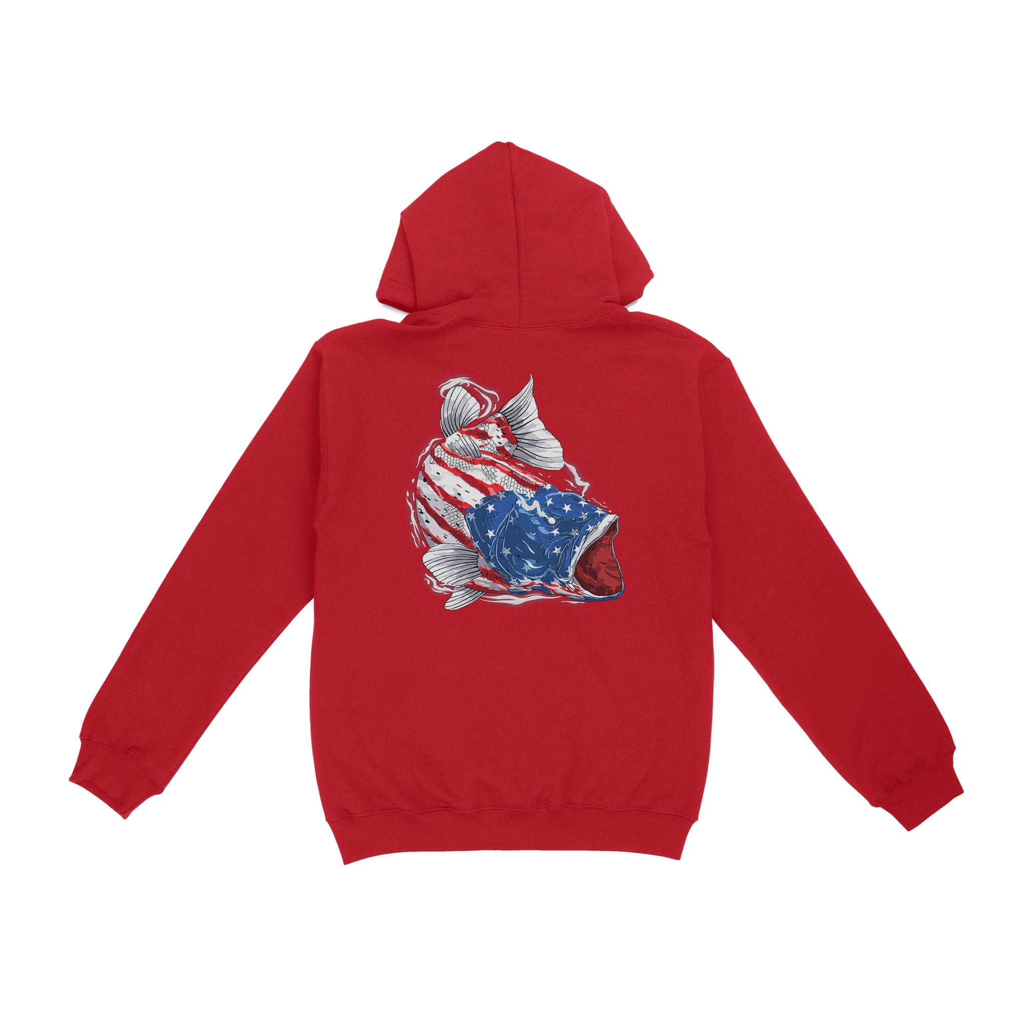 American flag angry bass fishing shirts gift for fisherman