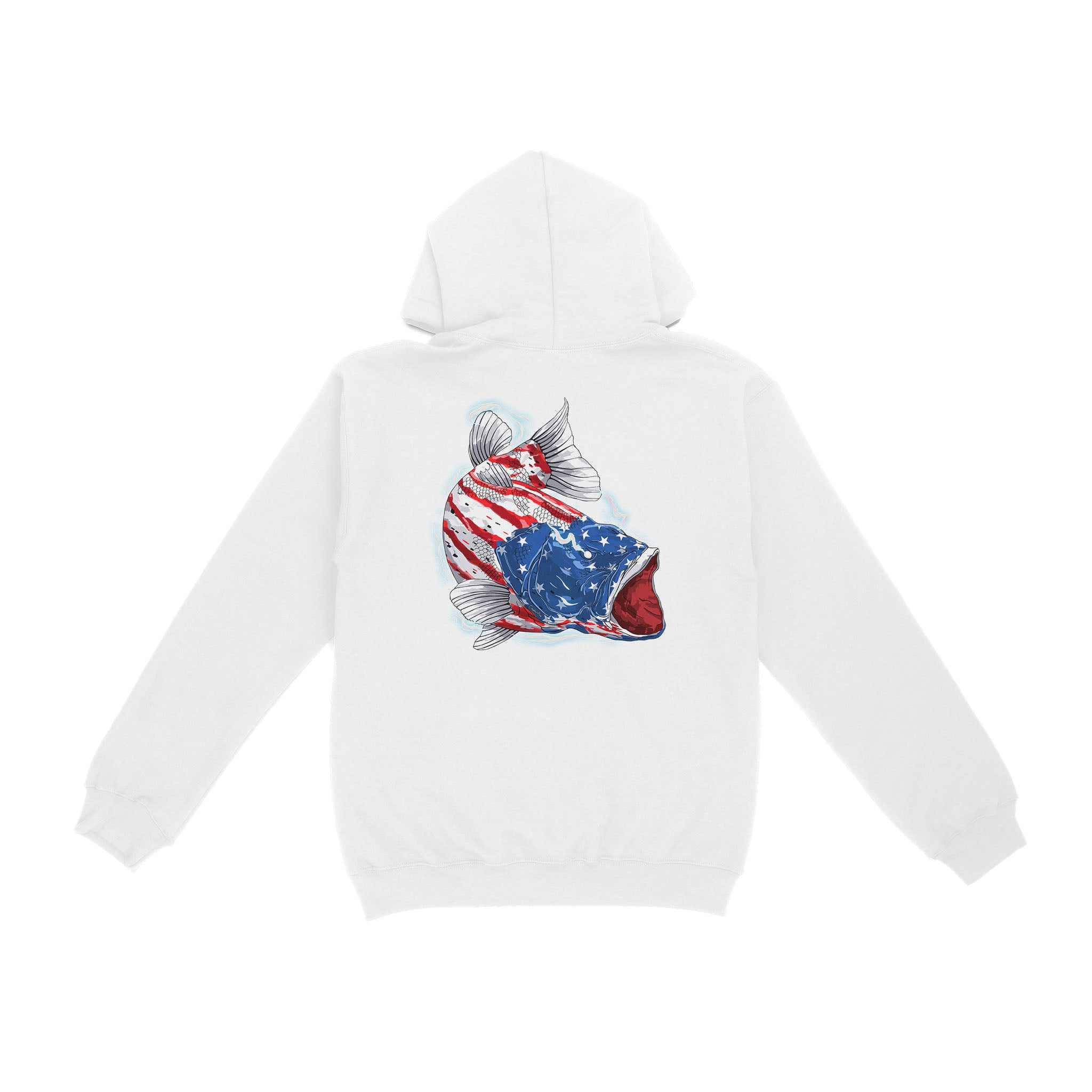 American flag angry bass fishing shirts gift for fisherman