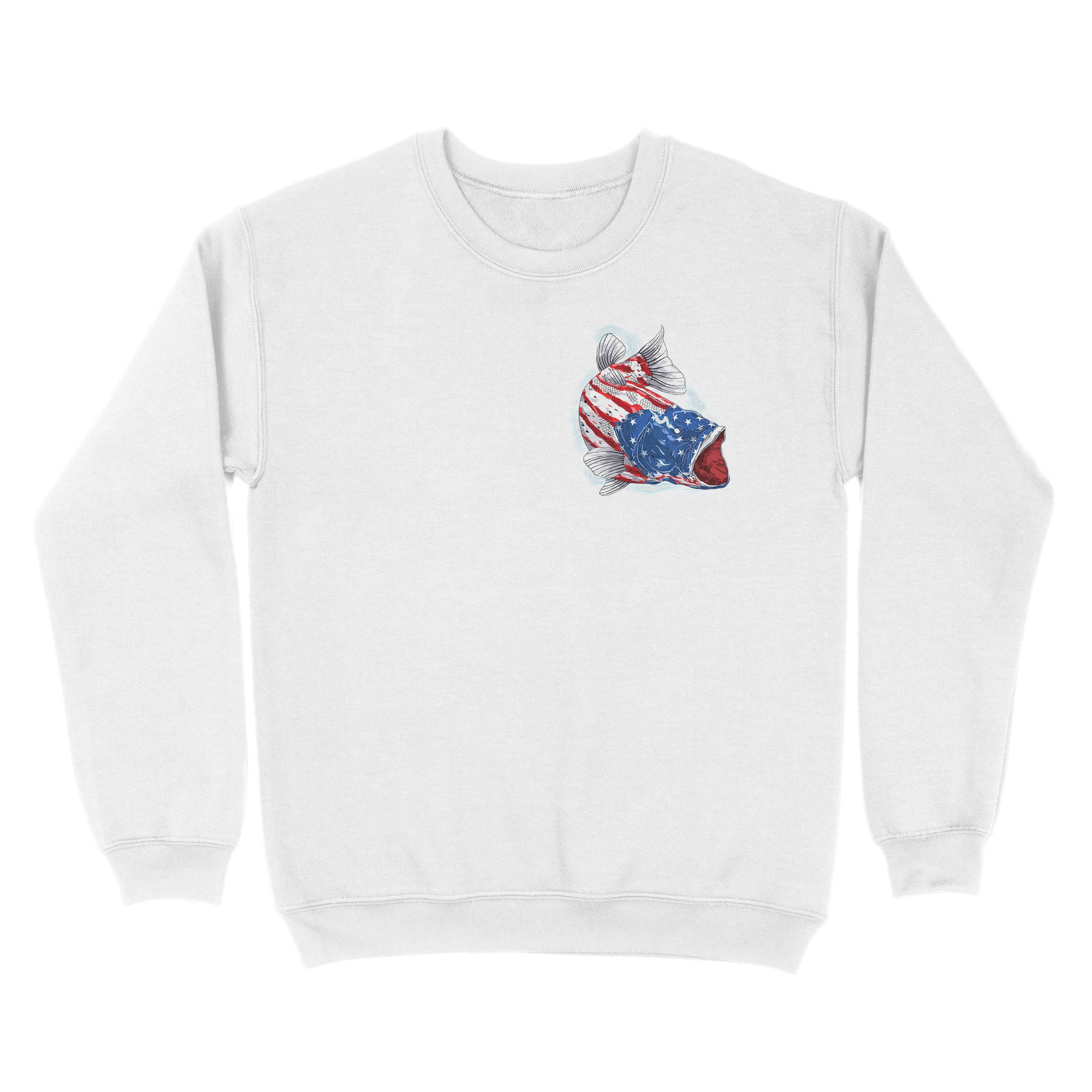American flag angry bass fishing shirts gift for fisherman