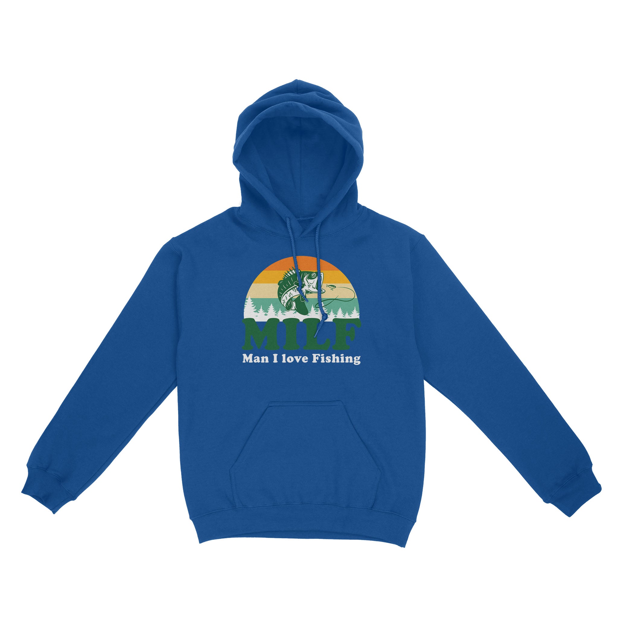 MILF Man I love Fishing Shirts, Funny Fishing Shirt, Fisherman Gifts D03 NQS3276 Hoodie