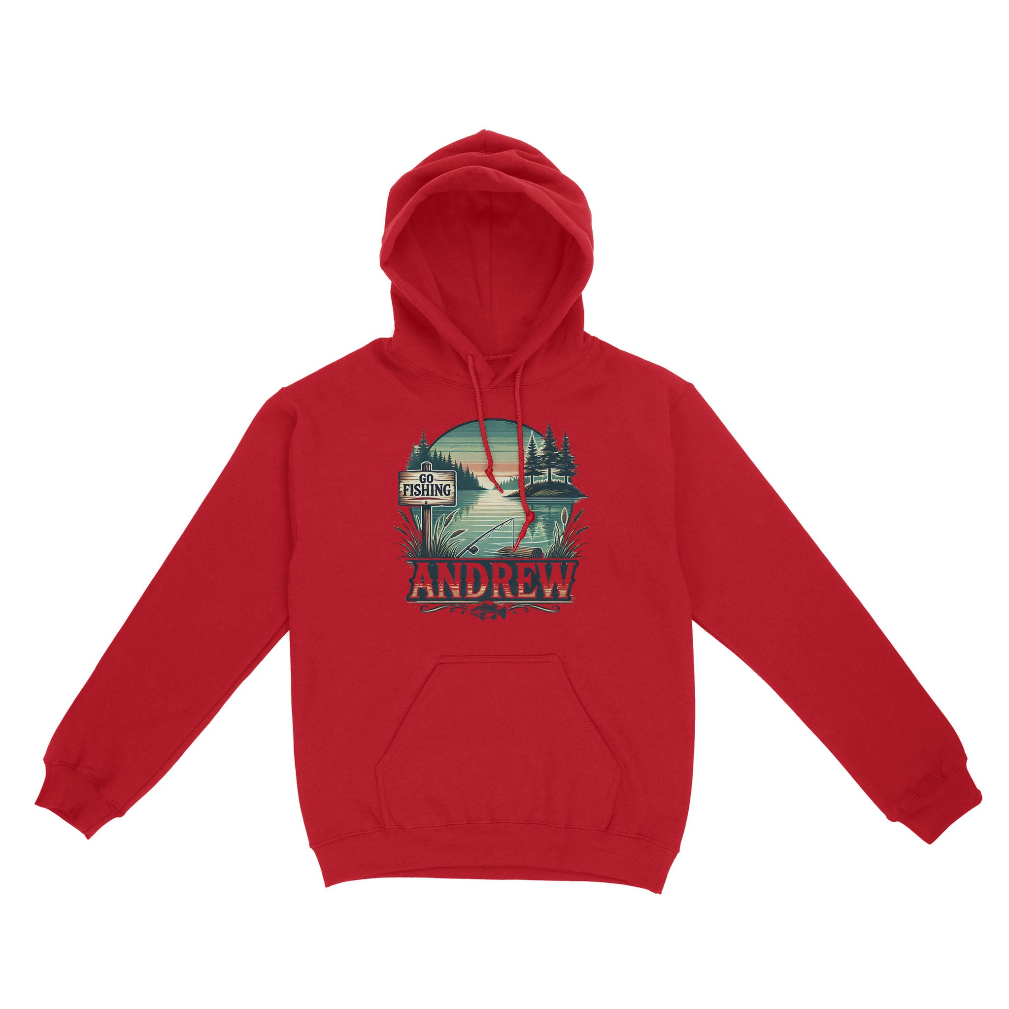 Personalized fishing shirt custom name Hoodie