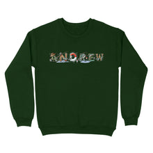 Load image into Gallery viewer, Personalized custom name fishing shirt for fisherman Unisex Sweatshirt
