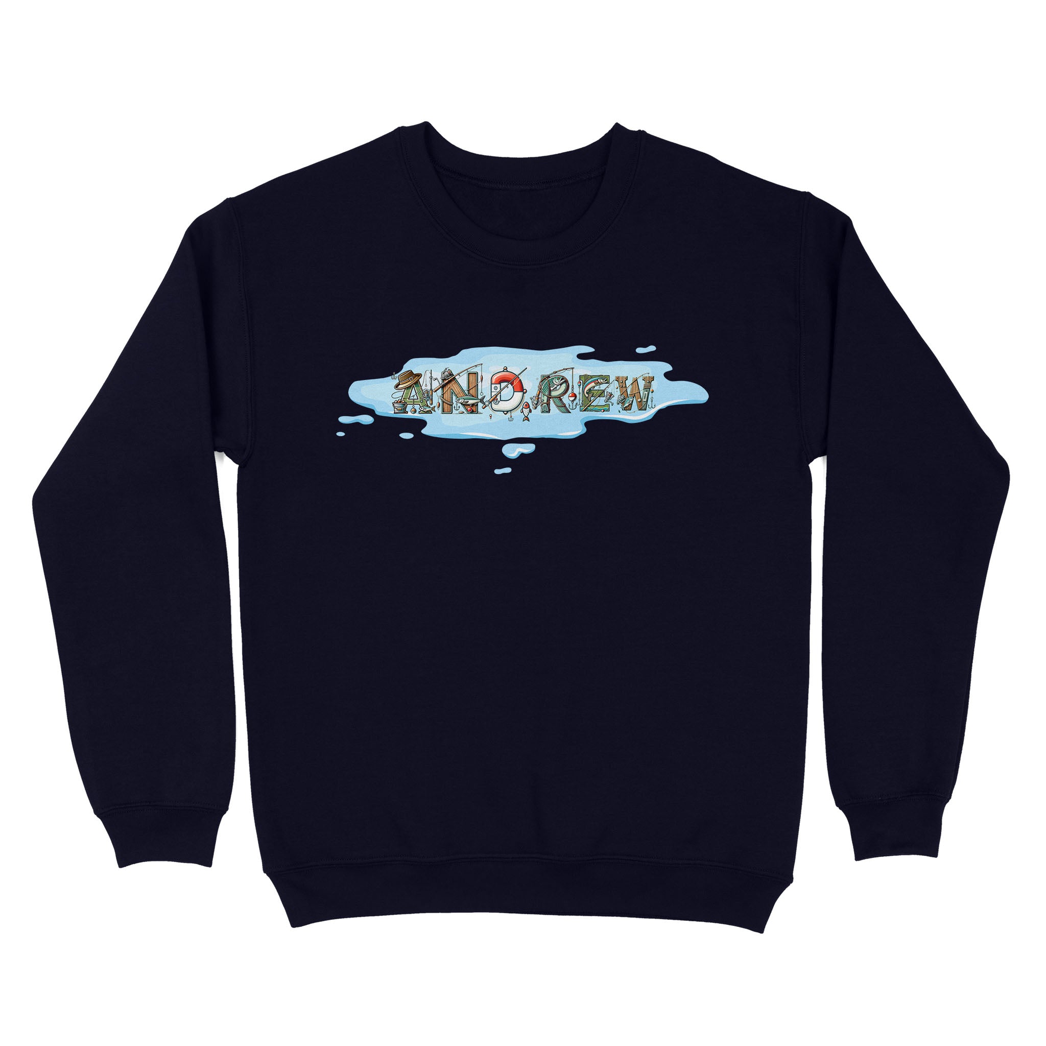 Personalized fishing shirts custom name fishing Sweatshirt