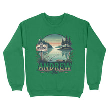 Load image into Gallery viewer, Personalized fishing shirt custom name Sweatshirt
