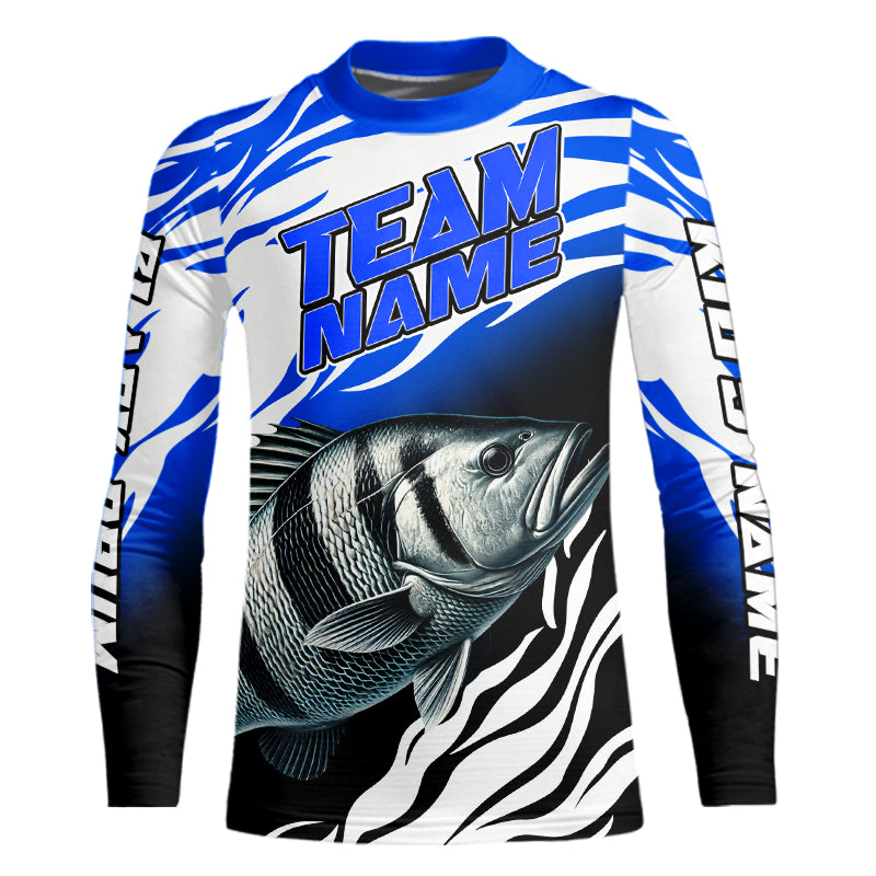 Personalized Black Drum Fishing Jerseys For Fishing Team, Black Drum Tournament Fishing Kid Shirts