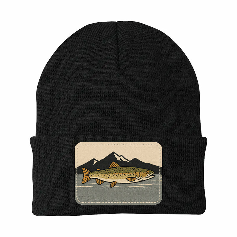 Trout Fishing Mountain Fishing Beanies