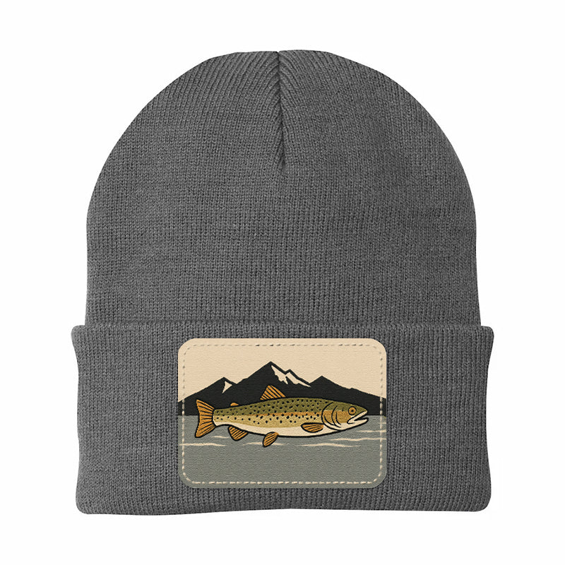 Trout Fishing Mountain Fishing Beanies