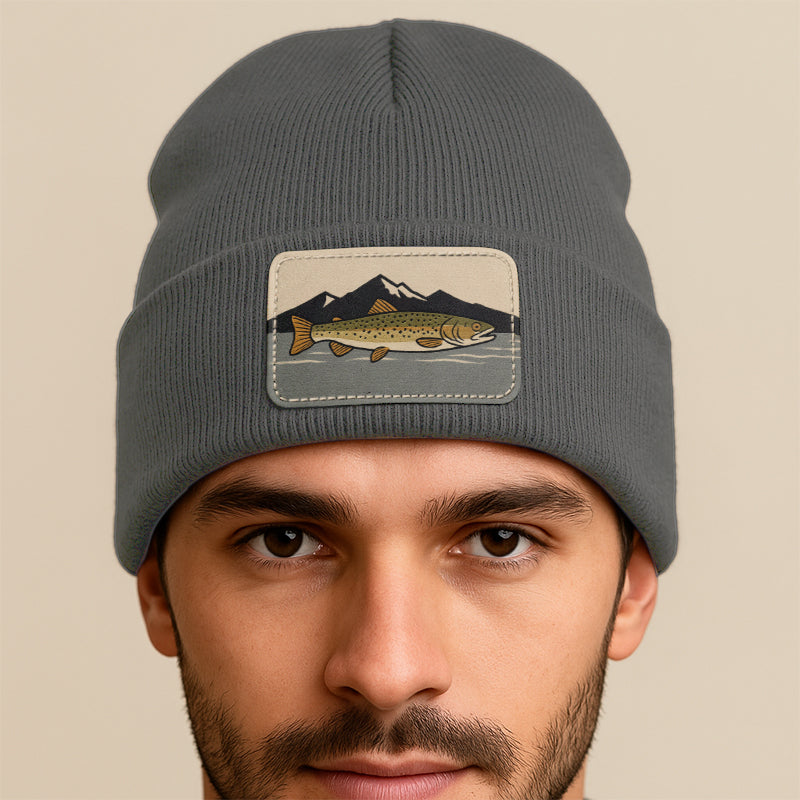 Trout Fishing Mountain Fishing Beanies