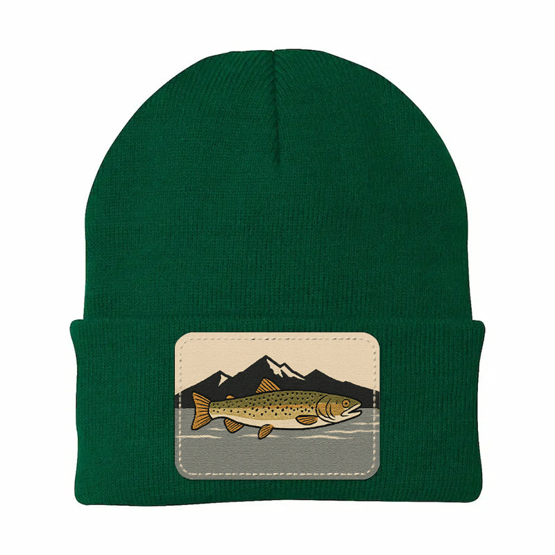 Trout Fishing Mountain Fishing Beanies