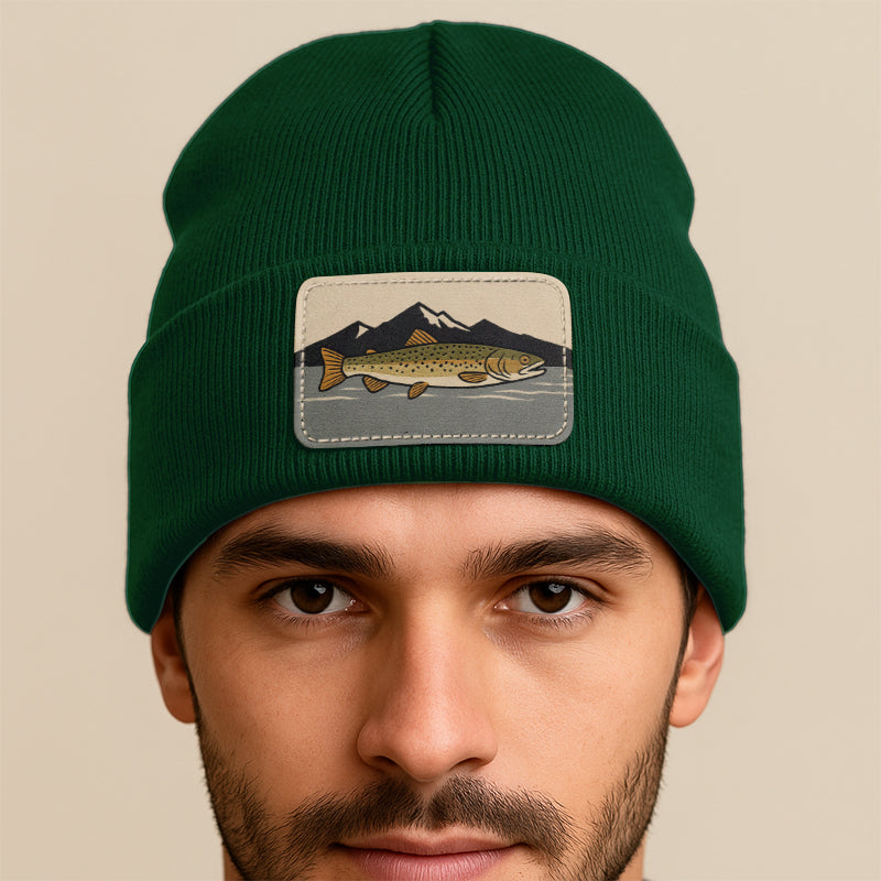 Trout Fishing Mountain Fishing Beanies