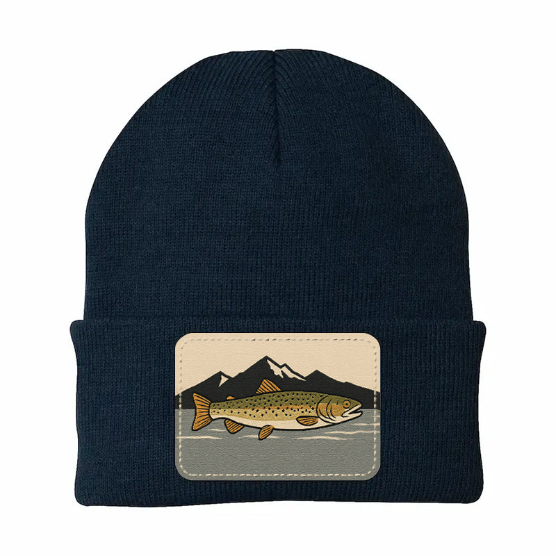 Trout Fishing Mountain Fishing Beanies
