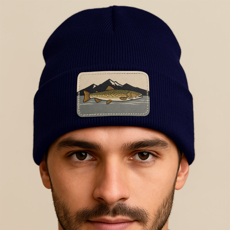 Trout Fishing Mountain Fishing Beanies