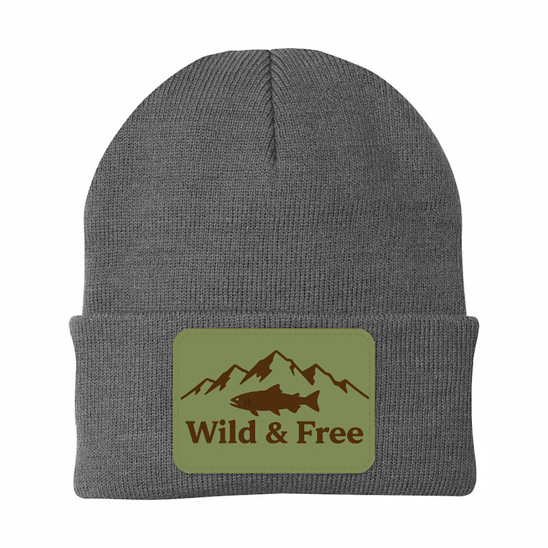 Fishing Wild and Free Fishing Beanies