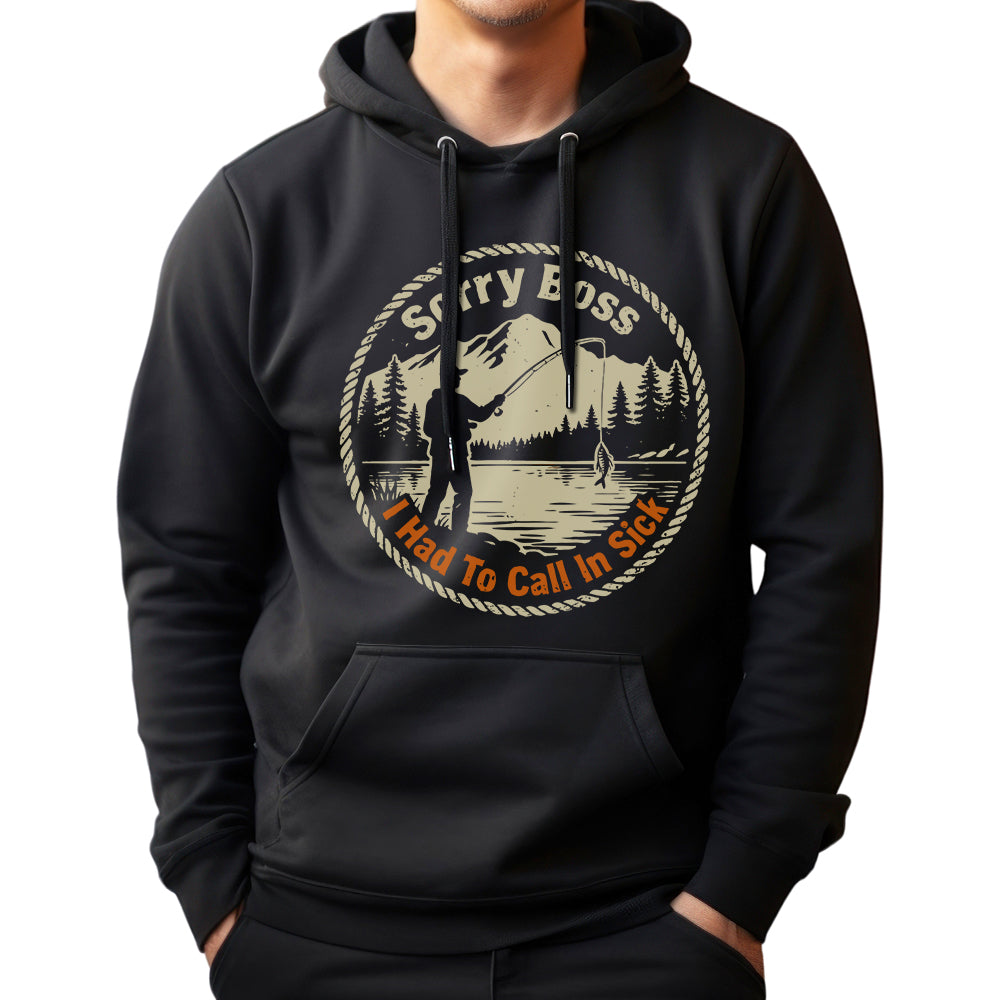 Sorry Boss, I Had To Call In Sick Fishing Jersey For Fisherman