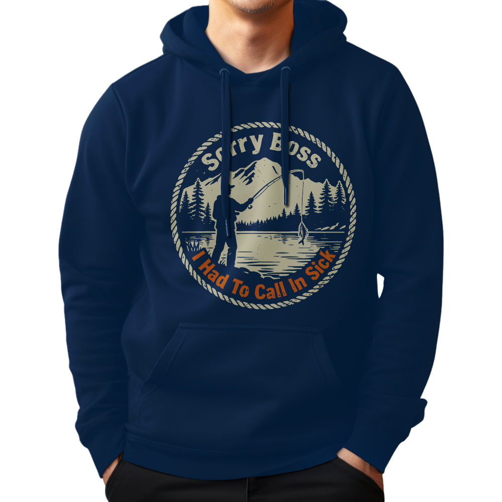 Sorry Boss, I Had To Call In Sick Fishing Jersey For Fisherman
