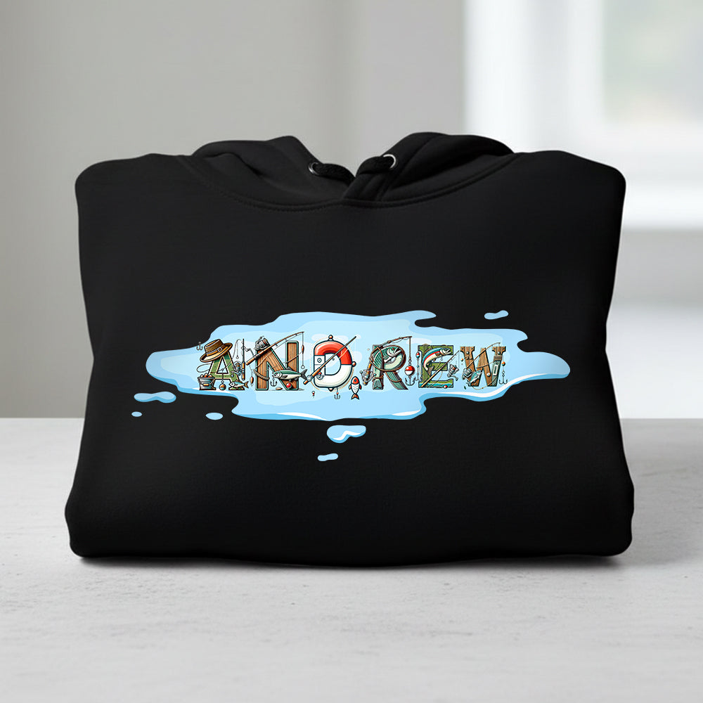 Personalized fishing shirts custom name fishing Hoodie