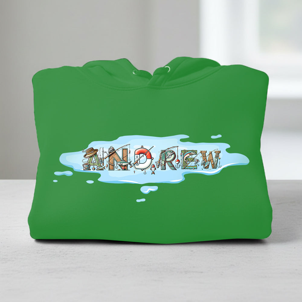 Personalized fishing shirts custom name fishing Hoodie