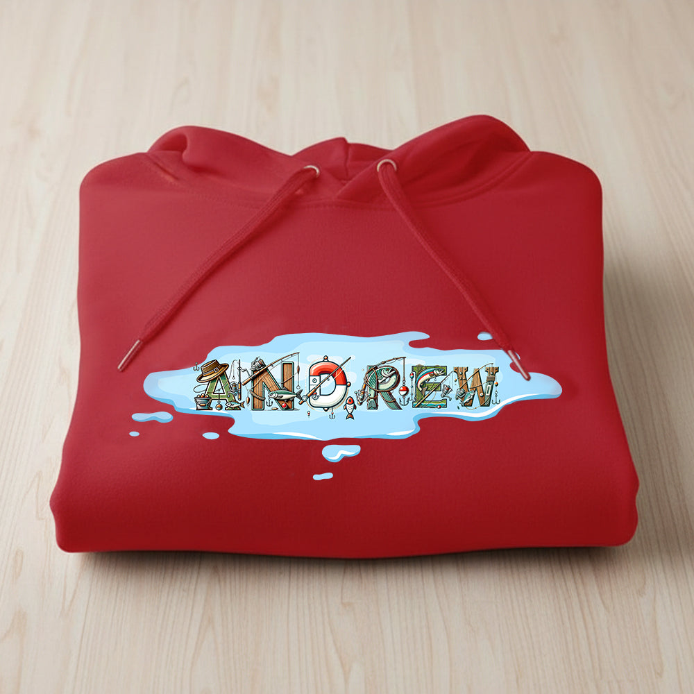Personalized fishing shirts custom name fishing Hoodie