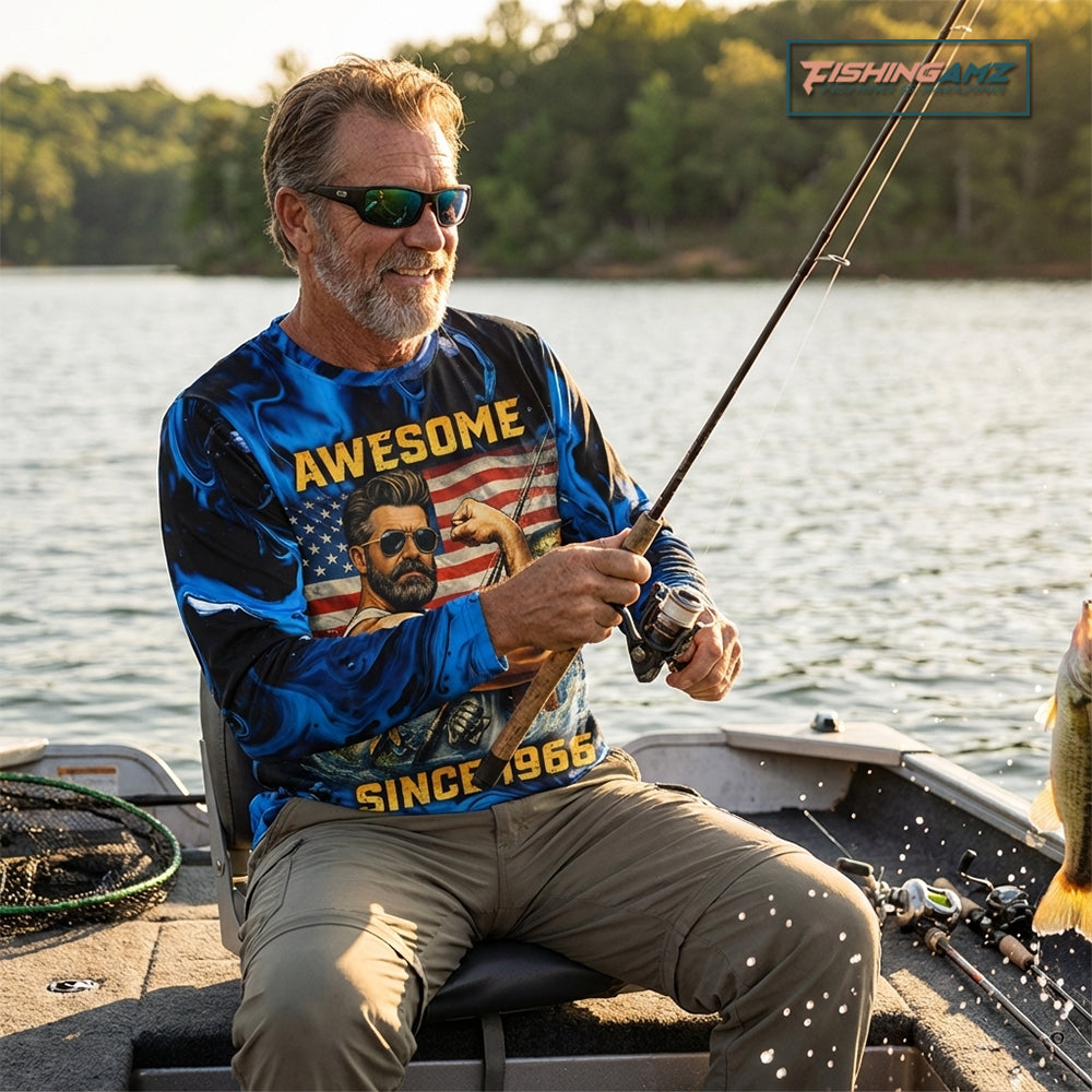 Awesome Personalized Custom Name and Year Fishing Shirt