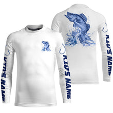 Load image into Gallery viewer, Personalized Walleye Long Sleeve Performance Fishing Shirts, Walleye Fishing Jersey IPHW6408
