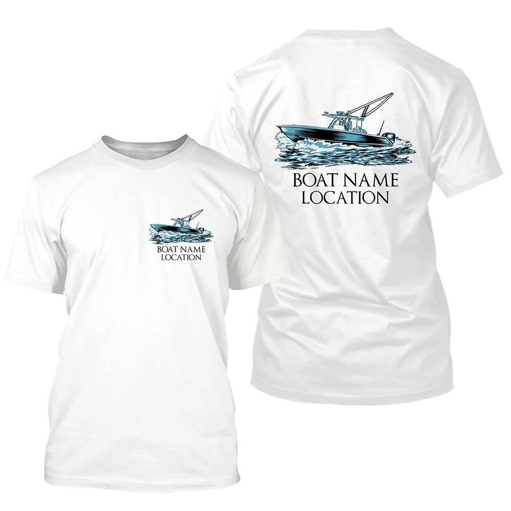 Custom Fishing Boat Name Long Sleeve Fishing Shirts, Personalized Fisher Boats Shirt IPHW5095