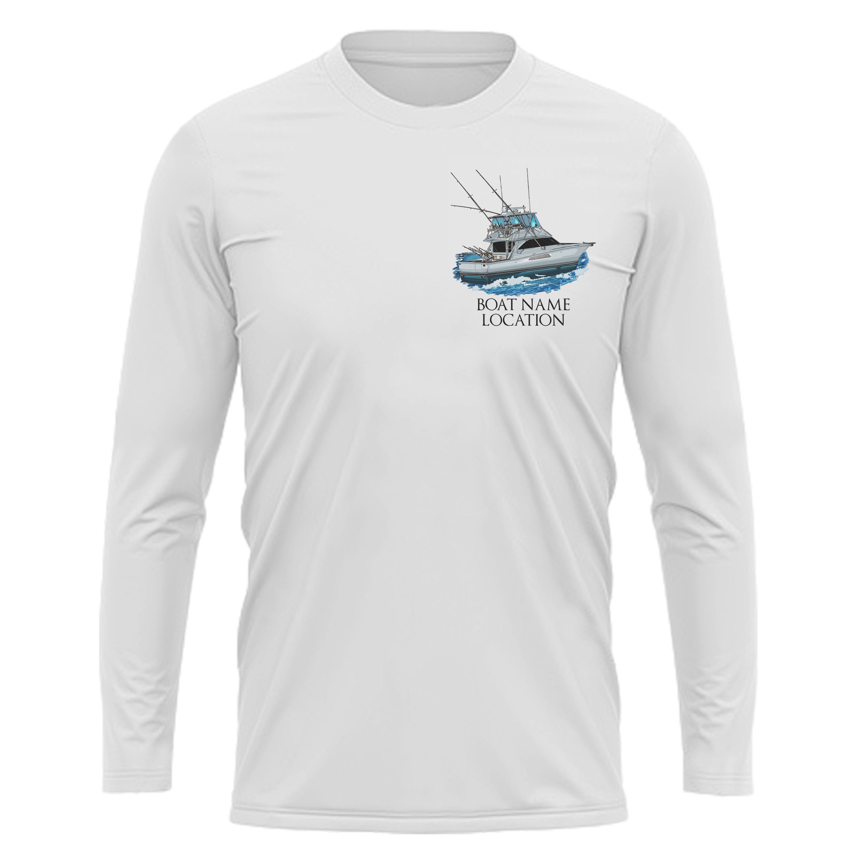 Custom Fishing Boat name Long sleeve Fishing Shirts, Personalized fisher boats shirt IPHW3621