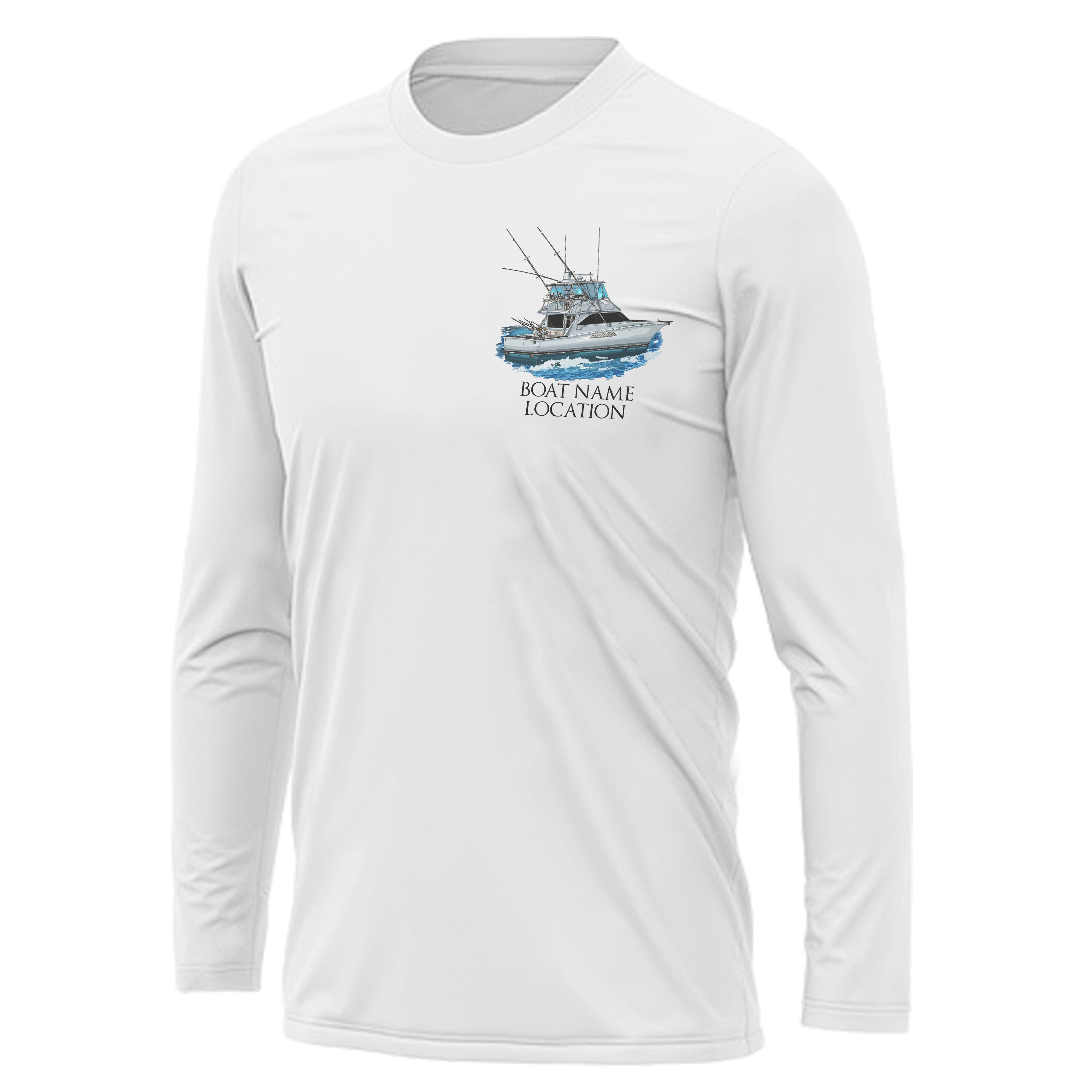 Custom Fishing Boat name Long sleeve Fishing Shirts, Personalized fisher boats shirt IPHW3621