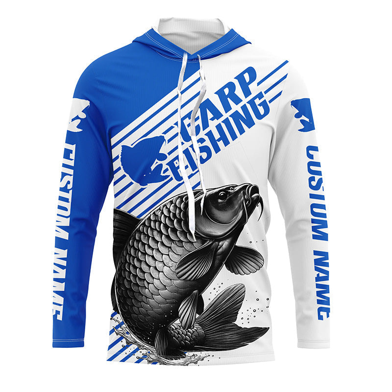 Carp Fishing Custom Long Sleeve Fishing Shirts, Carp Fishing Tournament Shirts Fishing Jerseys IPHW7366