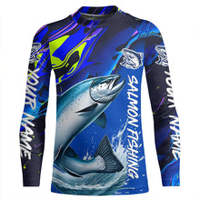 Load image into Gallery viewer, Personalized Chinook Salmon Long Sleeve Fishing Shirts, King Salmon Fishing Jerseys IPHW6537
