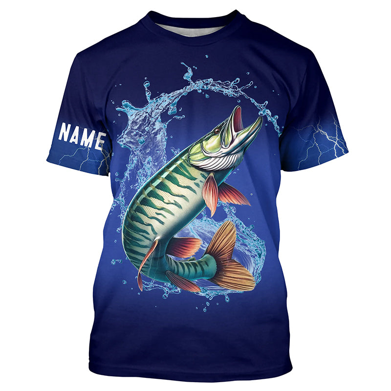 Musky Fishing Customize name Muskie Fishing T-shirt, personalized fishing gift ideas NPQ239