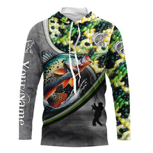 Load image into Gallery viewer, Crappie fishing scales personalized crappie fishing shirts, custom Long sleeve, Long Sleeve Hooded NPQ691
