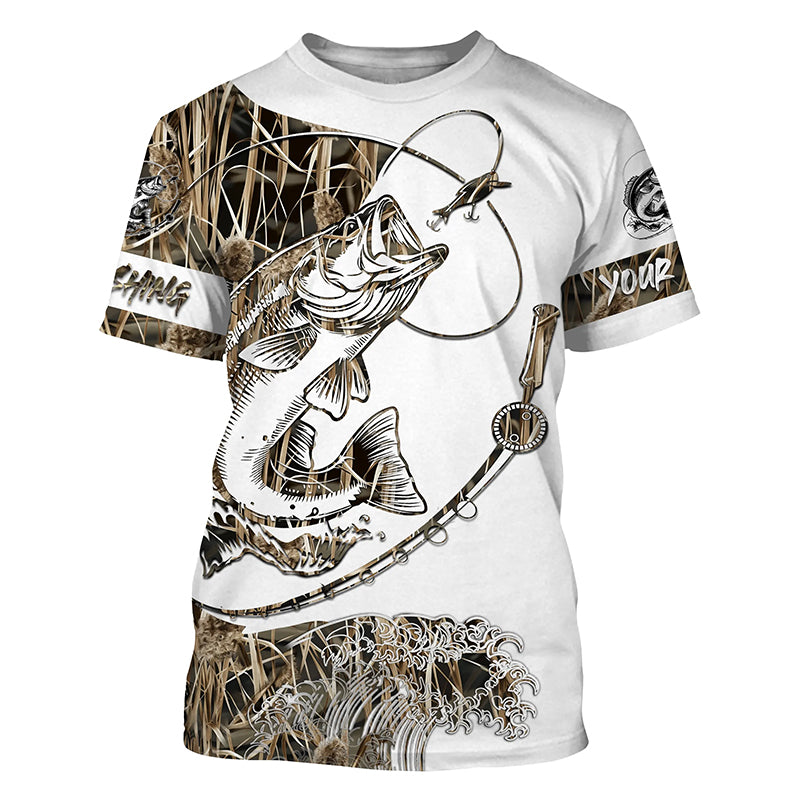 Largemouth Bass fishing tattoo CustomFishing T-shirt, Fishing gift For men, women NPQ255