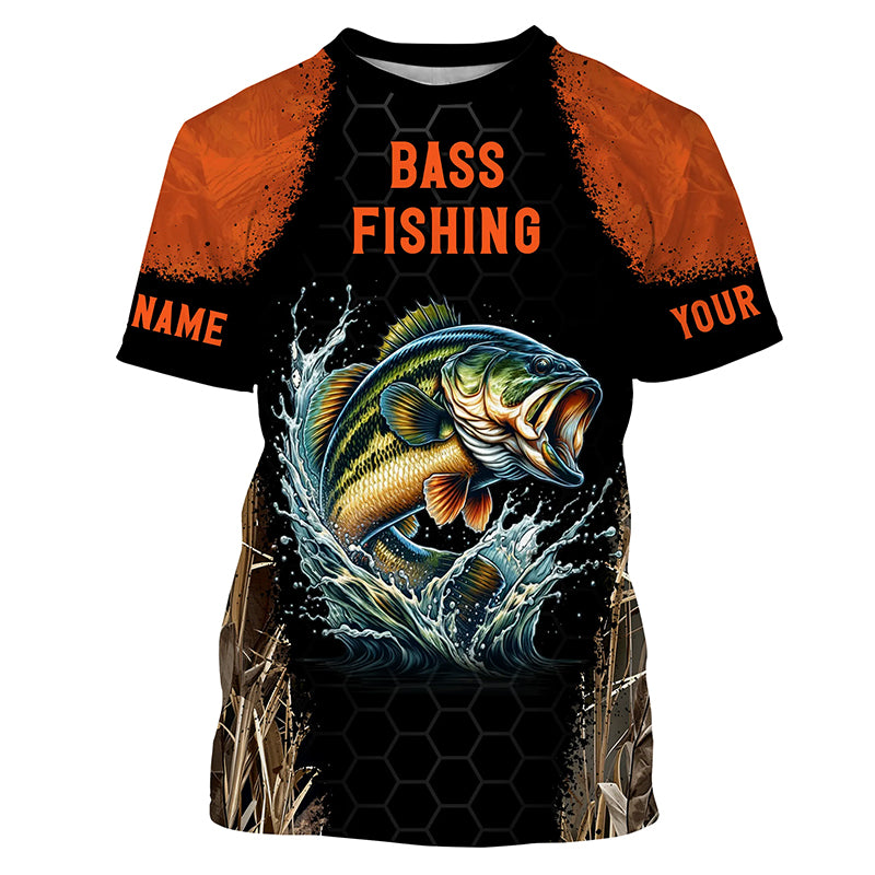 Custom Largemouth Bass Fishing Shirts Bass Fishing jerseys, fishing tournament shirts | Tshirt - NPQ579