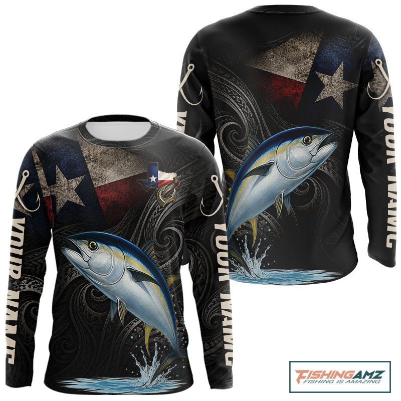 Personalized Texas Tuna Fishing Shirt – Custom Name Angler Apparel For Fishermen
