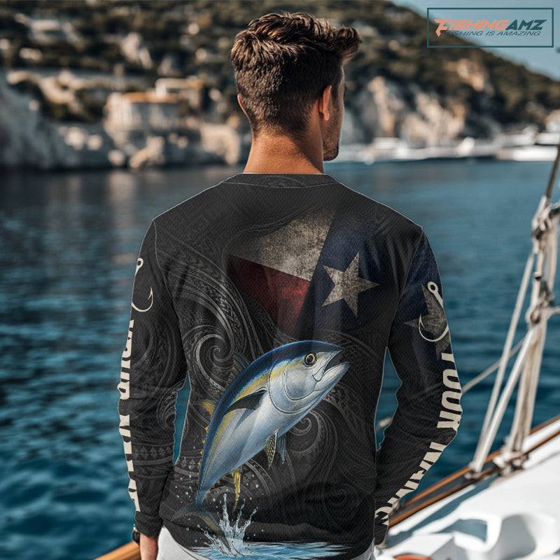 Personalized Texas Tuna Fishing Shirt – Custom Name Angler Apparel For Fishermen